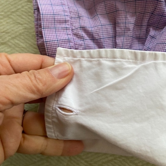 Mens’s PINK purple dress shirt 16 1/2 36 - Picture 4 of 4